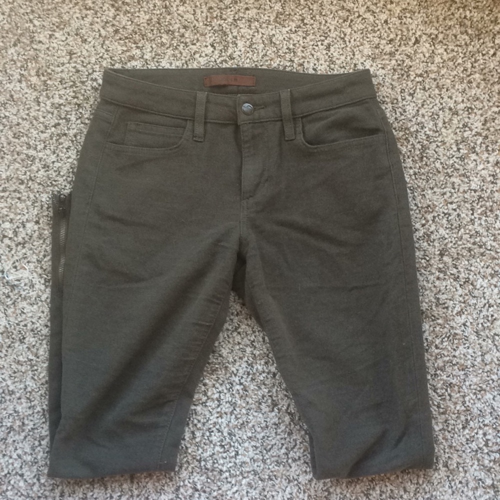 Joes green felt jeans